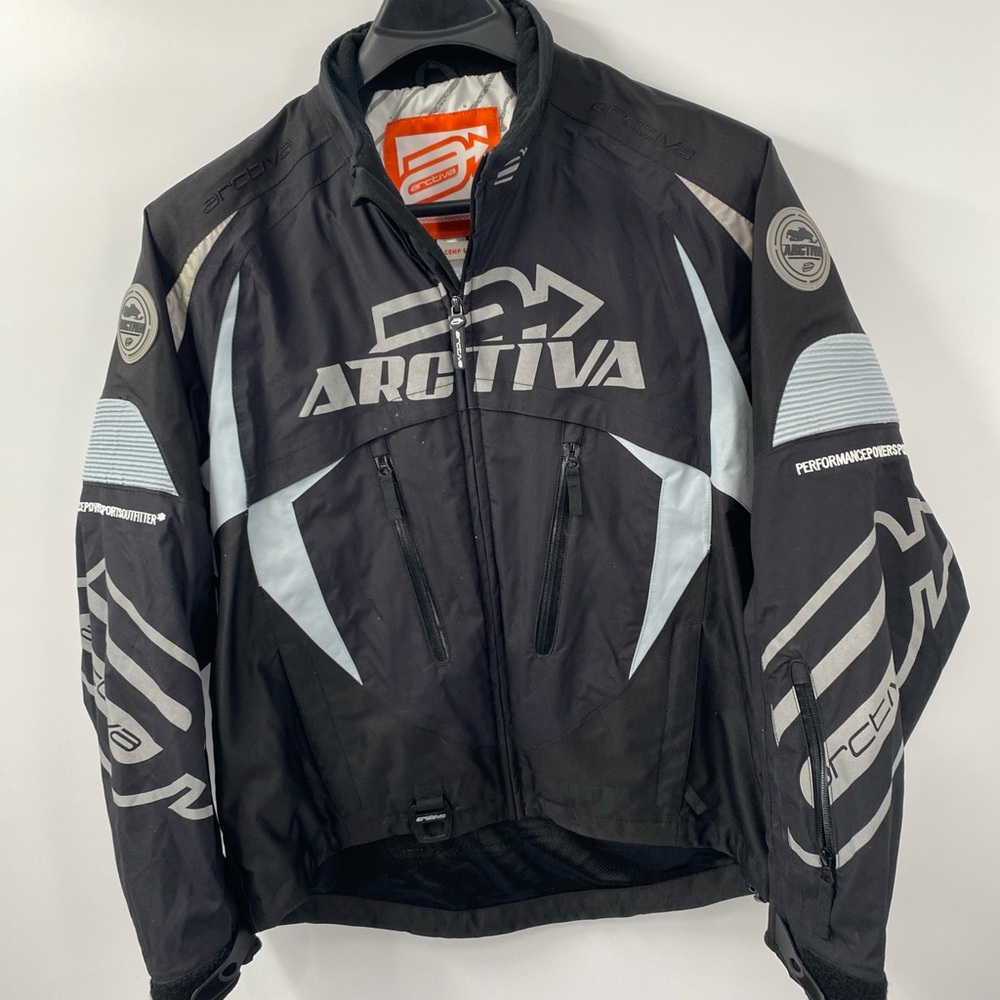 Arctiva Comp 6 RR  Black Mens shell Motorcycle jacket size M - Picture 1 of 9